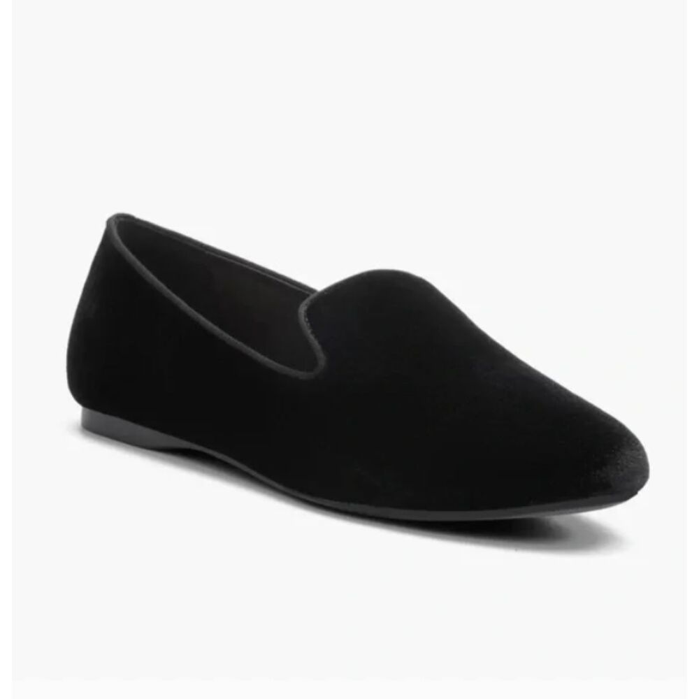 Birdies The Starling Black Velvet Flats 9.5